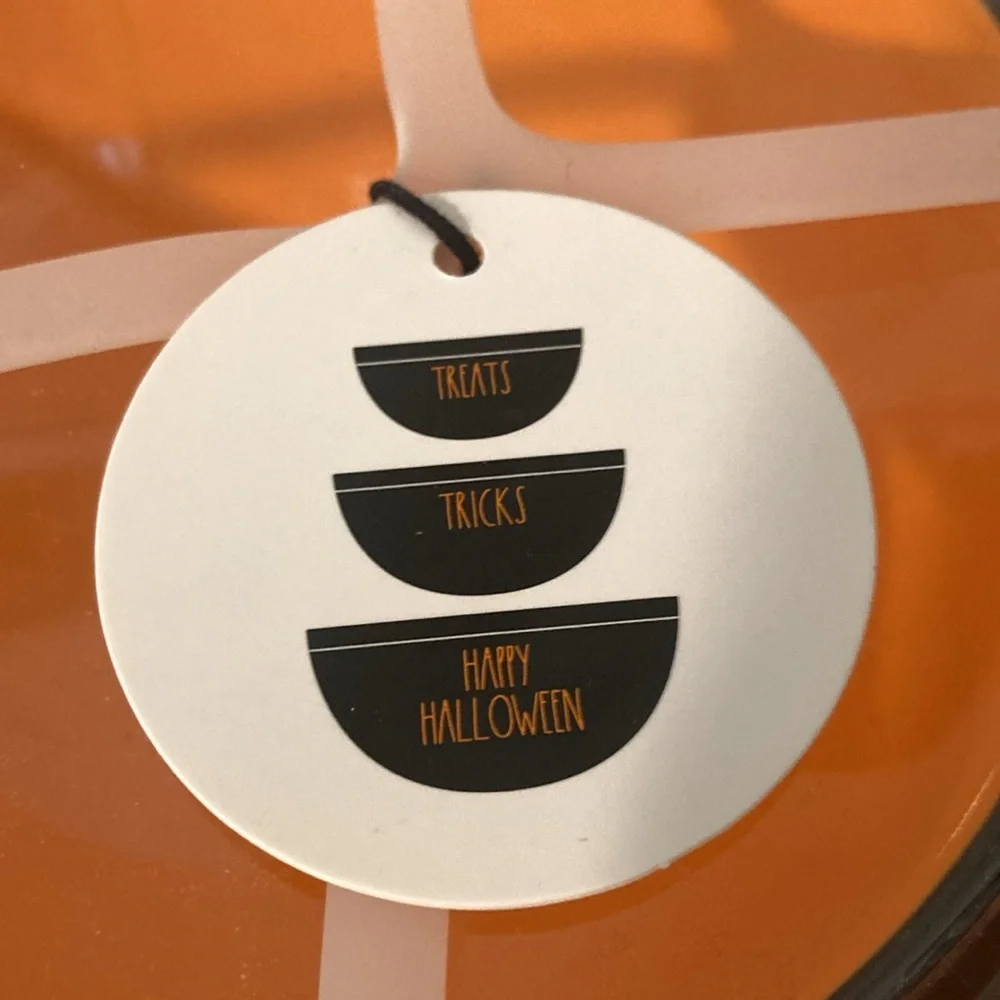 Rae Dunn Treats, Tricks and Happy Halloween Mixing Bowls